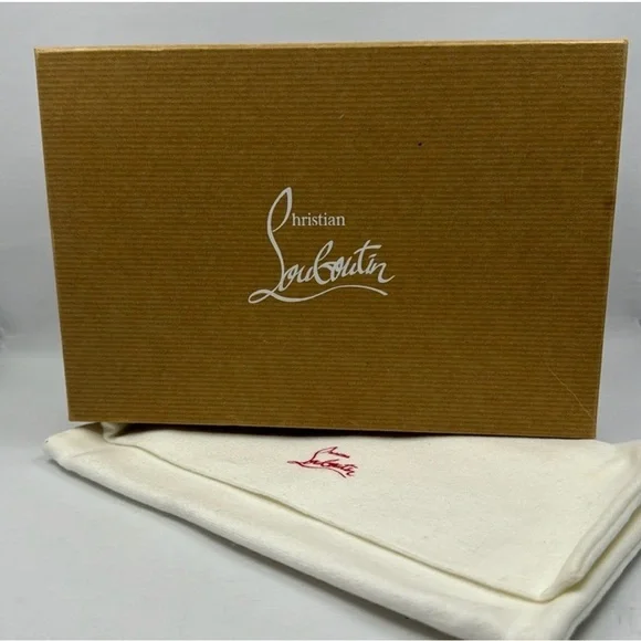 Christian Louboutin Blush zip around Studded Wallet
